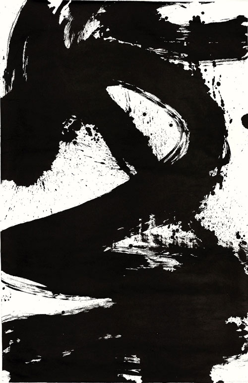 Wang Dongling. Being Open and Empty, 2005. Hanging scroll; ink on paper, 88 × 57 in. (223.5 × 144.8 cm). Gift of the artist, 2013. © Wang Dongling.