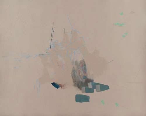 Tina Gverović and Siniša Ilić.
Inverted House, 2013
. Gouache and acrylic paint on prepared paper,
122 x 152 cm.
© Tate Photography.
