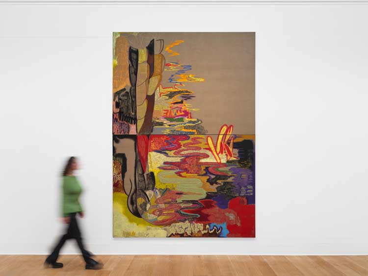 Rachel Jones: Gated Canyons, Dulwich Picture Gallery, 2025. Photo: Eva Herzog.