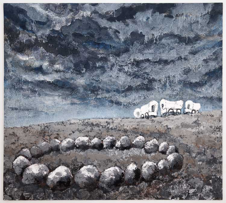 Gavin Jantjes. Vaal, 1987. Acrylic on canvas, 189 × 200 cm. Courtesy the artist. Image courtesy the artist. Photo: Ann Purkis. © Gavin Jantjes, licensed by DACS.
