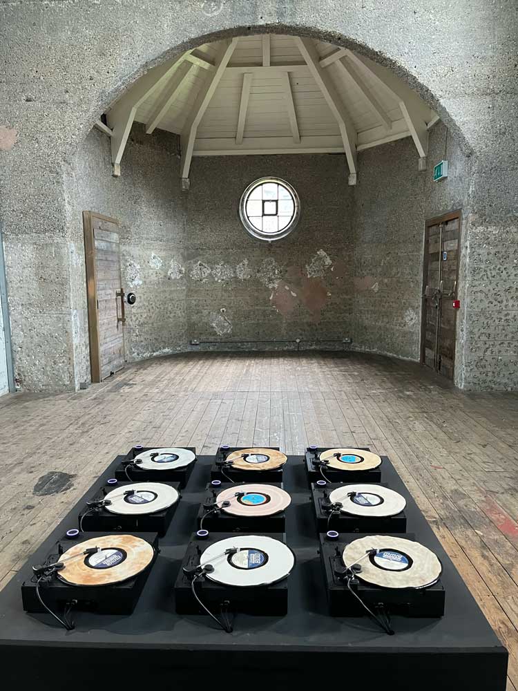 Paul Nataraj, installation view, Dilston Gallery, Jerwood Survey III at Southwark Park Galleries, London. Photo: Veronica Simpson.