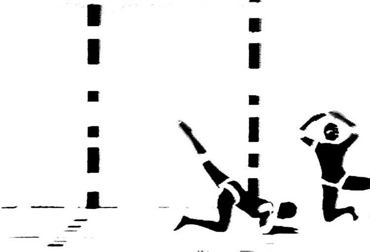 Analivia Cordeiro. still from M 3×3, 1973. Video (black and white, sound), 9 minutes, 54 seconds. The Museum of Modern Art, New York.