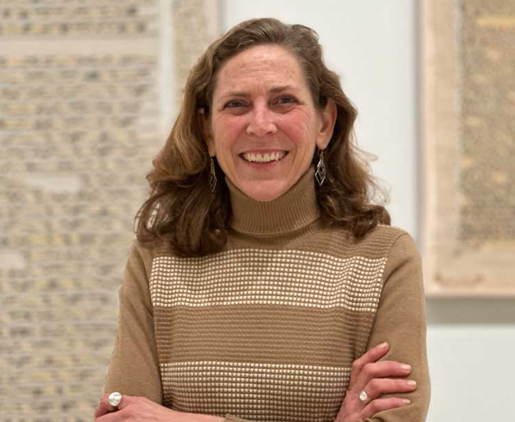 Leslie Jones, curator of Coded: Art Enters the Computer Age, 1952-1982. Photo: Claudine Dixon.