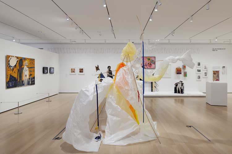 Installation view of Just Above Midtown: Changing Spaces, on view at The Museum of Modern Art, New York from 9 October 2022 – 18 February 2023. Photo: Emile Askey.