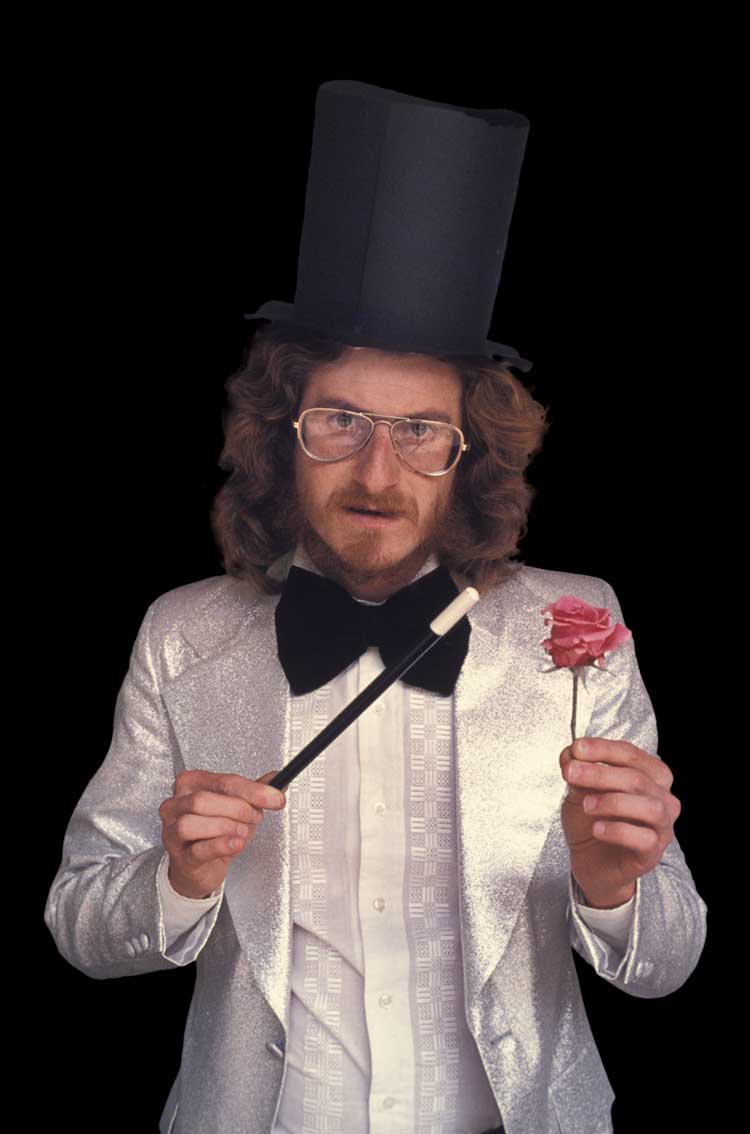 Alfredo Jaar. Magician, 1979/2012. Lightbox with colour transparency. Transparency: 18 x 12 in (45.7 x 30.5 cm); Lightbox: 18 1/2 x 12 1/2 x 5 1/4 in (47 x 31.8 x 13.3 cm). © Alfredo Jaar. Courtesy Galerie Lelong & Co. and the artist, New York.