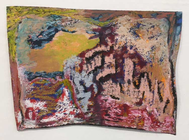 Rachel Jones, say cheeeeese, 2022. Installation view, Chisenhale Gallery, 2022. Photo: Veronica Simpson.