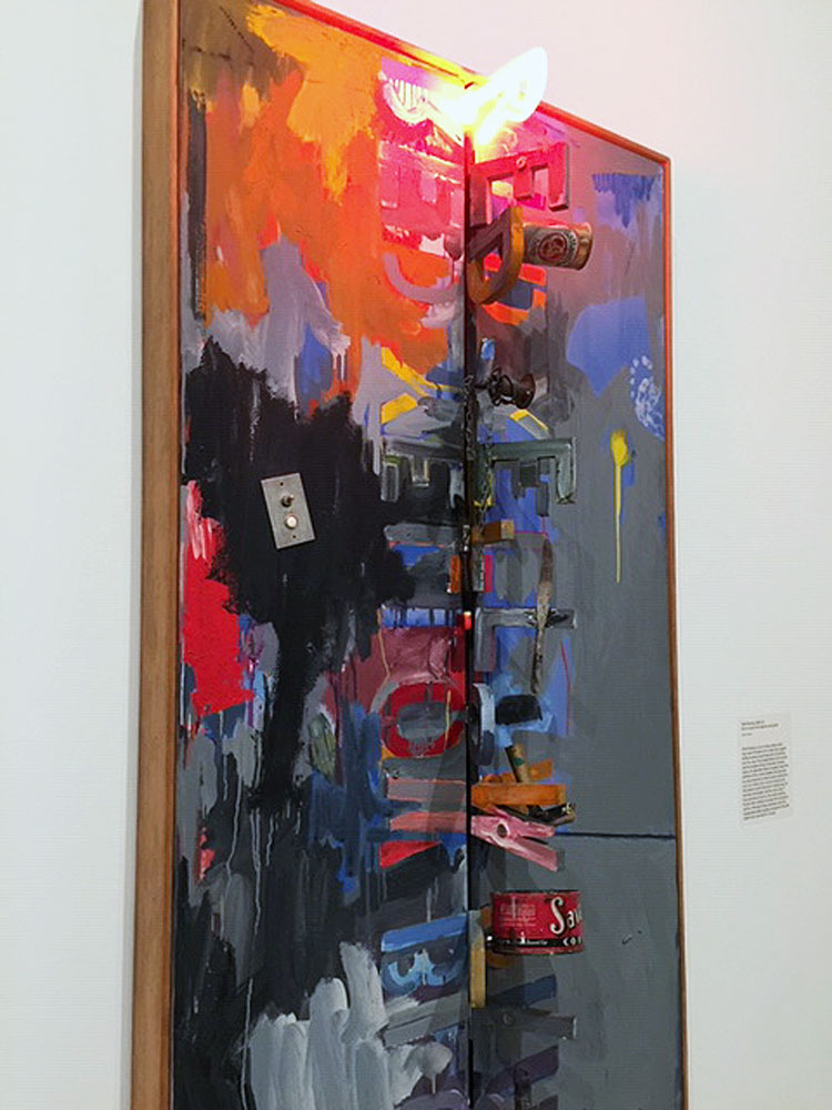 Jasper Johns, Field Painting, 1963-64. Installation view. Photo: Jill Spalding.