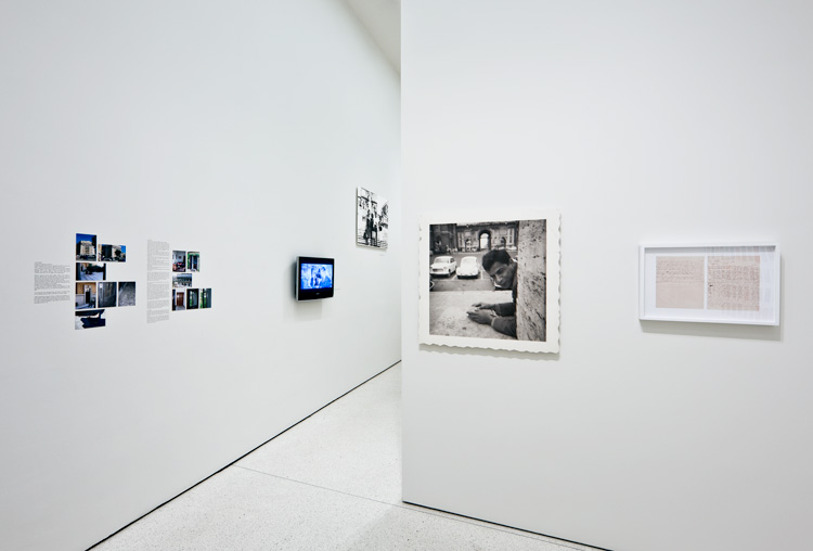 Emily Jacir, Material for a film, 2004–07. Multimedia installation, three sound pieces, one video, texts, photos, archival material. Installation view, The Hugo Boss Prize 2008: Emily Jacir, Solomon R. Guggenheim Museum, New York. Photograph by David Heald © The Solomon R. Guggenheim Foundation, New York. This work was devised in part with the support of La Biennale di Venezia
© Emily Jacir 2004.