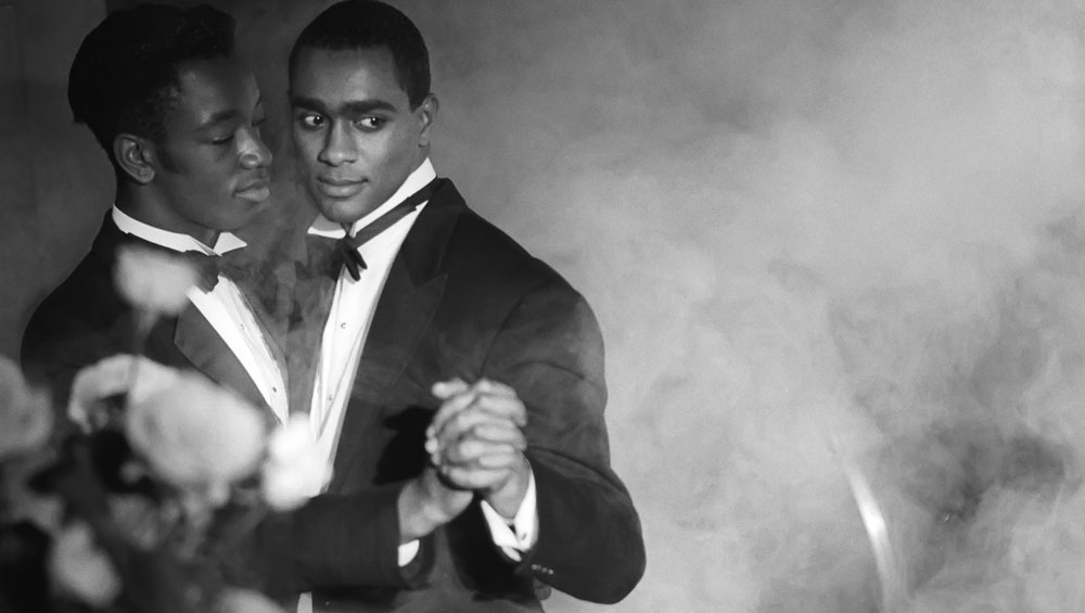 Isaac Julien. Pas de Deux No. 2 (Looking for Langston Vintage Series), 1989/2016. Kodak Premier print, Diasec mounted on aluminium, 180 x 260 cm (70 7/8 x 102 3/8 in). Courtesy the artist and Victoria Miro, London. © Isaac Julien.