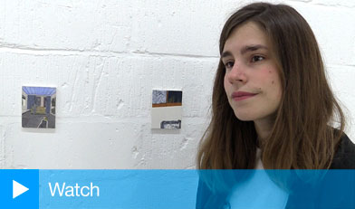 Marie Jacotey at the Hannah Barry Gallery, London, November 2014.