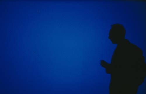 Derek Jarman. Blue, 1993. Courtesy Basilisk Communications. Photograph: Liam Daniel