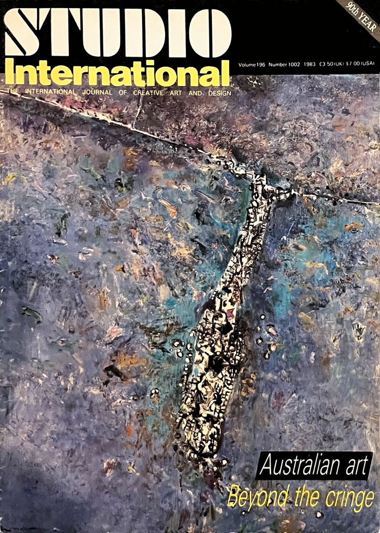Studio International, Volume 196, Number 1002, 1983.