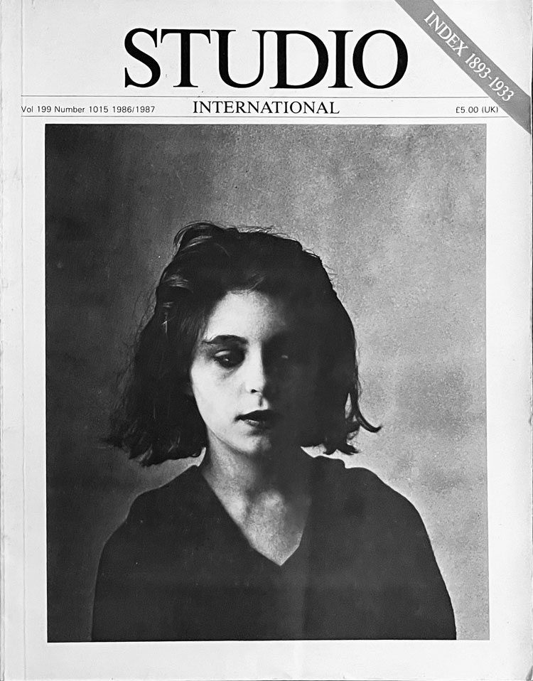 Studio International, Volume 199, Number 1015, 1986/1987.