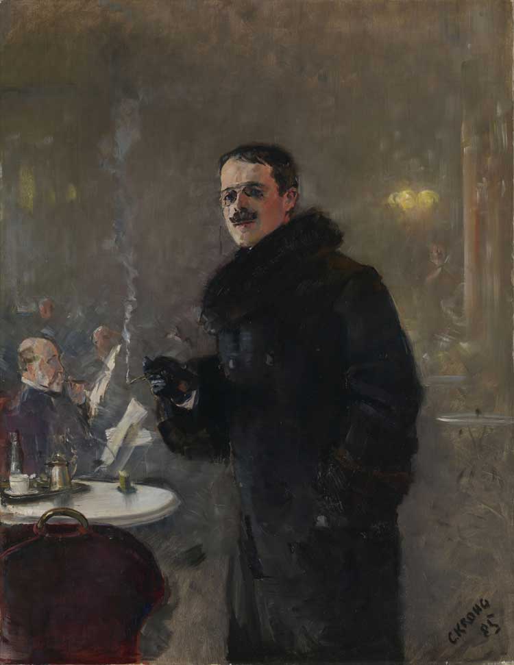 Christian Krohg. Portrait of the Painter Gerhard Munthe, 1885. Oil on canvas, 150 × 115 cm. Oslo National Museum. Photo: © Nasjonalmuseet / Børre Høstland.
