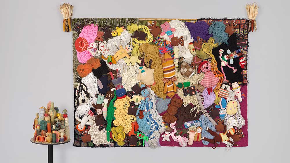 Mike Kelley, More Love Hours Than Can Ever Be Repaid and The Wages of Sin, 1987. Whitney Museum of American Art, New York; purchase with funds from the Painting and Sculpture Committee 89.13a-d. © Mike Kelley Foundation for the Arts. All Rights Reserved/VAGA at ARS, NY and DACS, London 2024.