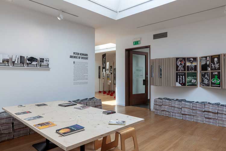 Peter Kennard: Archive of Dissent, Whitechapel Gallery, London 23 July 2024 - 19 January 2025. Photo: Lucy Dawkins.