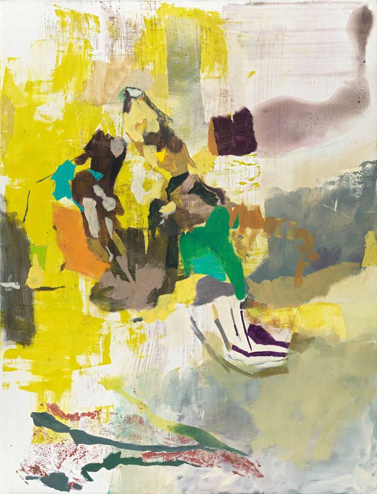 Maki Na Kamura, Ed XV, 2023. Oil, tempera on canvas, 210 x 160 cm. © Maki Na Kamura. Courtesy Michael Werner Gallery, New York and London.