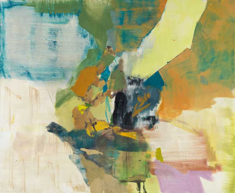 Maki Na Kamura, Camp VI, 2023. Oil, tempera on canvas, 140 x 170 cm. © Maki Na Kamura. Courtesy Michael Werner Gallery, New York and London.