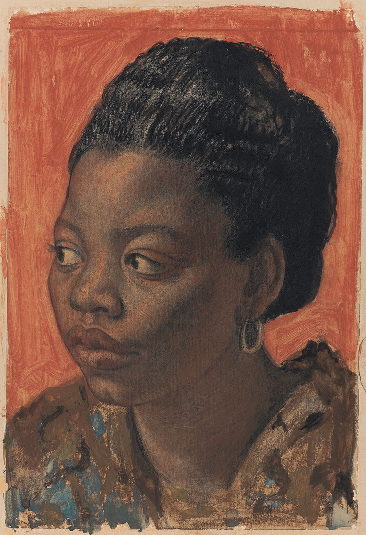 Laura Knight, Chloe, 1926. Oil on canvas. Private Collection. Photo courtesy Christie’s Images Limited © Reproduced with permission of The Estate of Dame Laura Knight DBE RA 2021. All Rights Reserved.