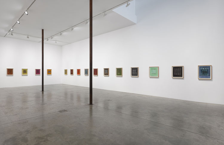 Idris Khan, Installation view, Idris Khan: The Seasons Turn, 13 April – 15 May 2021. Victoria Miro Gallery I, 16 Wharf Road, London N1 7RW. © Idris Khan. Courtesy the artist and Victoria Miro.