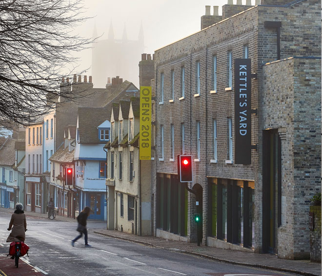 Kettle's Yard, Cambridge. New entrance. Fobert Architects © Hufton+Crow.