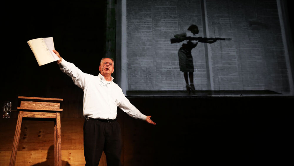 William Kentridge, Ursonate, 2017. St Thomas the Apostle Church, Harlem, New York. Courtesy of Performa. Photograph © Paula Court.