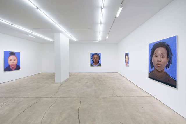 Installation view. Titus Kaphar: Shifting Skies. Jack Shainman Gallery, New York. December 16, 2016 - January 28, 2017. Courtesy of Jack Shainman Gallery, New York.