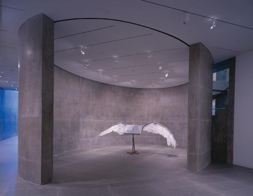 Anselm Kiefer. Book with Wings 1992-94. Lead, tin, and steel, 74 3/4 x 208 5/8 x 43 3/8 inches (189.9 x 529.9 x 110.2 cm).