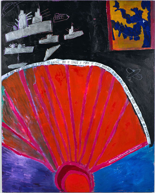 Ken Done. Journey, 2011. Oil and acrylic on canvas, 152 x 122 cm. Copyright/courtesy of Ken Done.
