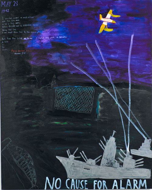 Ken Done. No cause for alarm, 2011. Oil and acrylic on canvas, 152 x 122 cm. Copyright/courtesy of Ken Done.