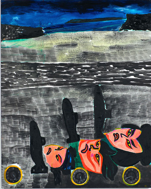 Ken Done. Waiting to attack, 2011. Oil and acrylic on canvas, 152 x 122 cm. Copyright/courtesy of Ken Done.
