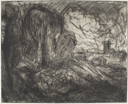 Leon Kossoff. From Constable: Stoke-by-Nayland. Private collection © Leon Kossoff