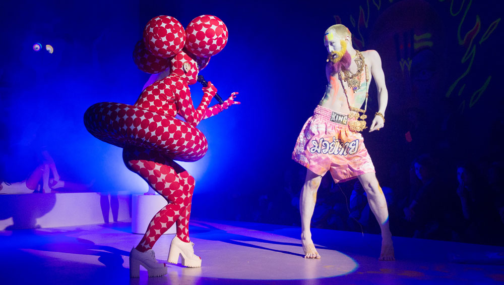 Performance conducted by artist Tianzhuo Chen at Palais de Tokyo, Paris, 24 June 2015 - 13 September 2015.