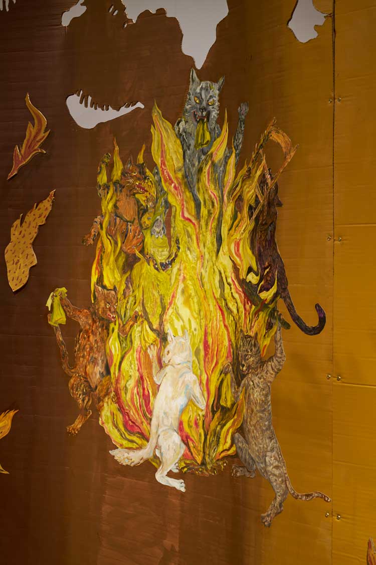 Candice Lin, g/hosti, 2025. Installation view, Whitechapel Gallery. Photo © Above Ground Studio (Matt Greenwood).
