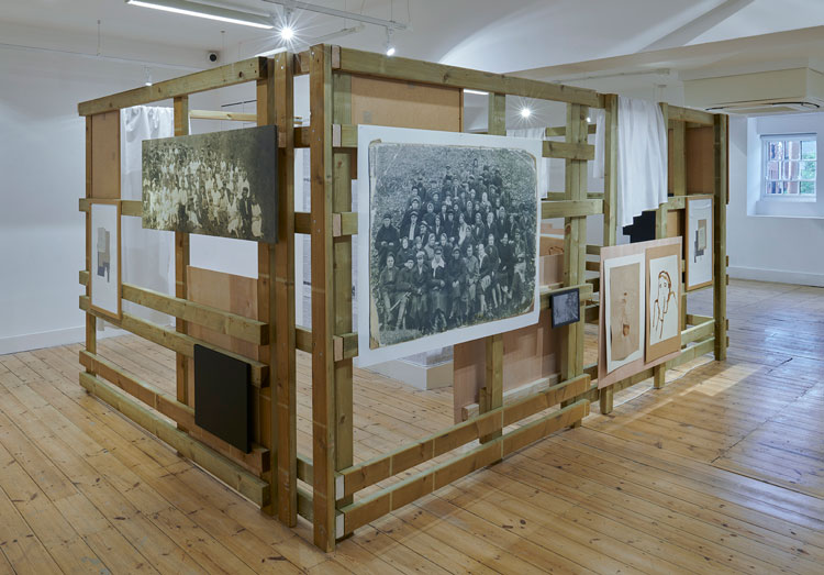 Olga Jürgenson, Permission to Return Granted, 2025. Installation view, Leaving Were The Ones Who Could Not Stay, Broadway Gallery, September 2025. Photo: © Jo Underhill.