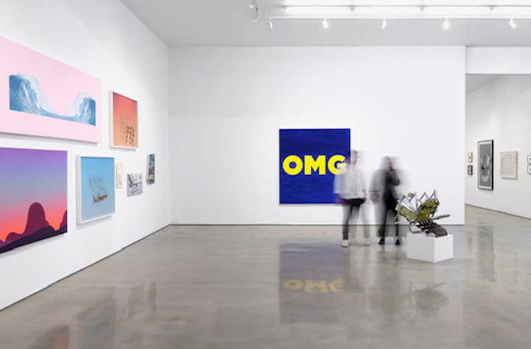 Installation view, HOLLYWOOD DREAM BUBBLE: Ed Ruscha's Influence in Los Angeles and Beyond!