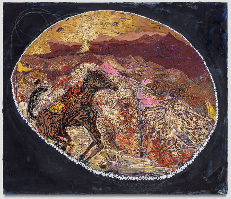 Kyle Kilty. Mars, 2017-19. Acrylic and oil on canvas, 72 × 84 in (182.9 × 213.4 cm). Courtesy of the artist.