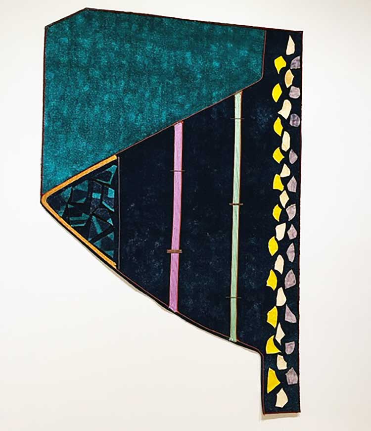 Abstract geometry by Teresa Baker. Photo: Jill Spalding.