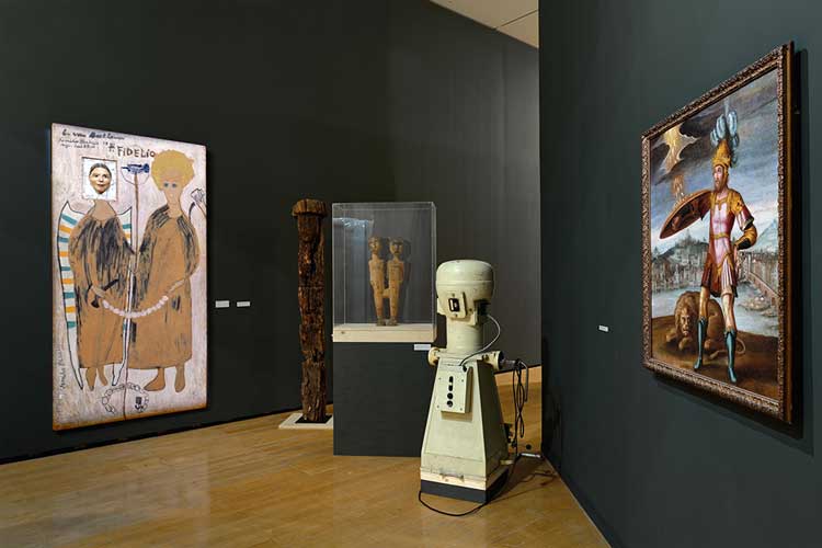 Manifesto of Fragility, Biennale de Lyon 2022. Installation view of the Many Lives and Deaths of Louise Brunet. 16th edition of the Biennale de Lyon., Musée d'art contemporain – macLYON. © Blaise Adilon.