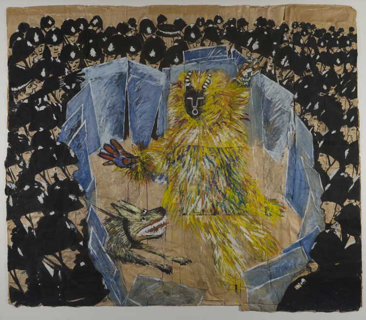 Tam Joseph. The Spirit of the Carnival, 1982. Wolverhampton Art Gallery (Wolverhampton, UK) © Tam Joseph.