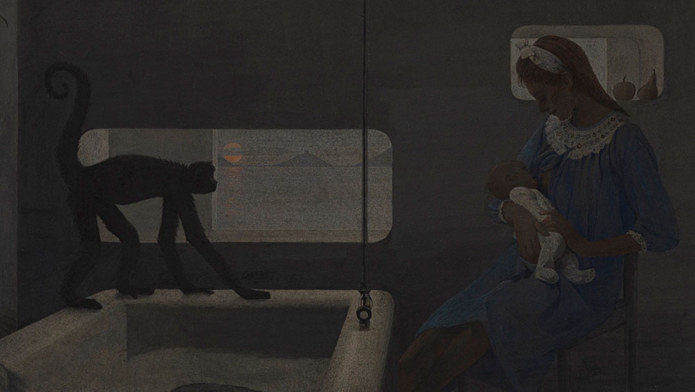 Graham Little, Untitled (Mother and Baby, dusk), 2020 (detail). Courtesy: Alison Jacques, London © Graham Little.
