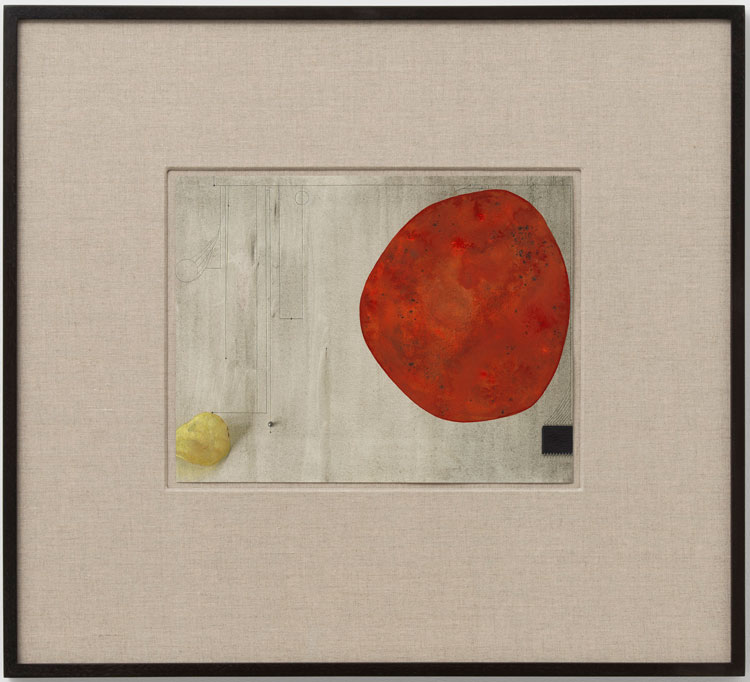 Graham Little, Untitled (Crisp), 2021. Gouache on paper, 25.8 x 33.5 cm (10 1/8 x 13 1/4 in). Courtesy: Alison Jacques, London © Graham Little.