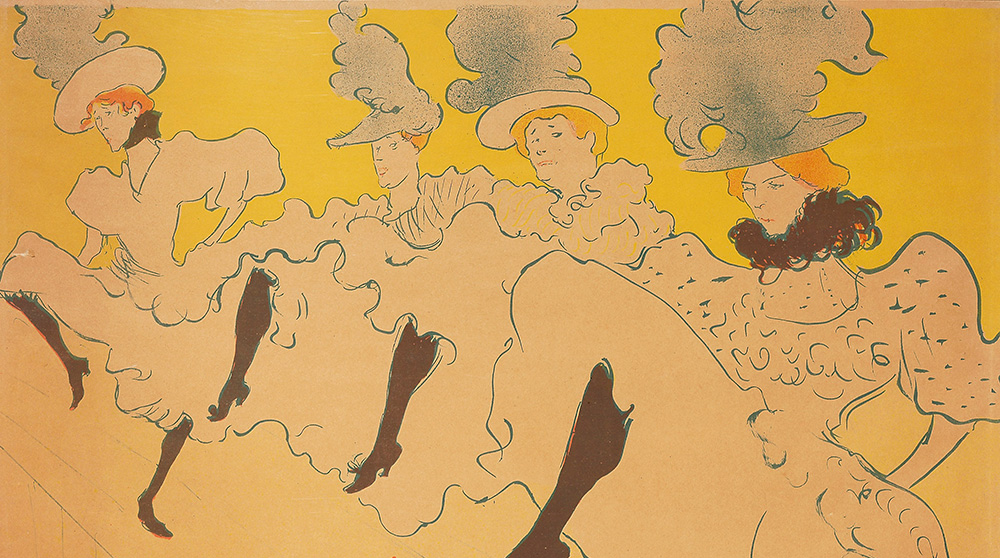 Henri de Toulouse-Lautrec. The troupe of Mademoiselle Eglantine, 1896. Photo © Musée d'Ixelles-Bruxelles / Courtesy of Institut für Kulturaustausch, Tübingen.