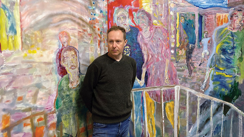 Andrew Litten with Blessed, 2020. © the artist.