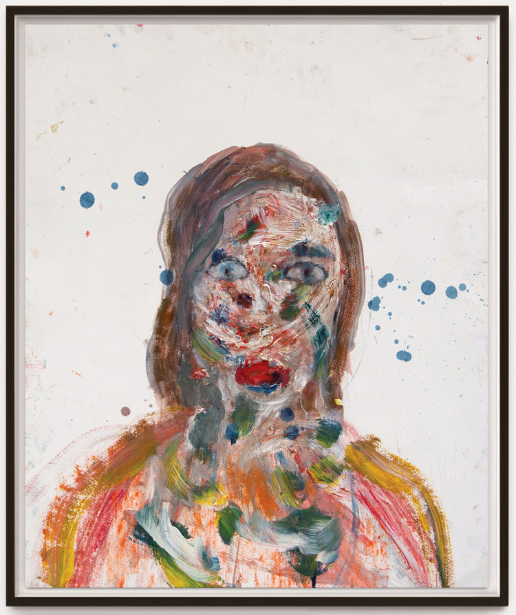 Andrew Litten, Emma (With Noise), 2020. Mixed media on paper, 78 x 64 cm. Photo courtesy Anima Mundi and the artist.