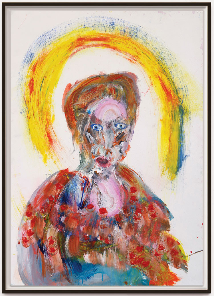 Andrew Litten, Her Desire for Order, 2020. Mixed media on paper, 100 x 70 cm. Photo courtesy Anima Mundi and the artist.