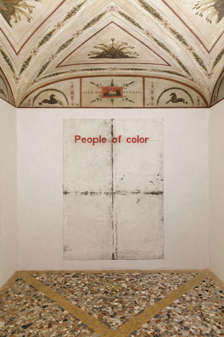 Tony Lewis: The Dangers (As Far As I Can See), installation view, Massimo De Carlo, Milan / Belgioioso, 22 January – 14 March 2020. Photo: Roberto Marossi. Courtesy Massimo De Carlo, Milan/London/Hong Kong.