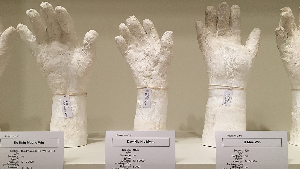 Htein Lin. A Show of Hands, installation view, Albright-Knox Art Gallery, Buffalo, New York, 16 February 2019 – 28 April 2019. Image courtesy the artist.