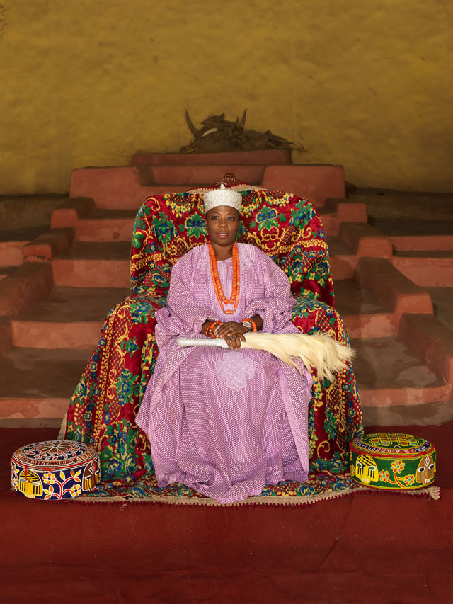 George Osodi, Nigerian Monarchs (HRM Princess Adetutu Adesida Regent of Akure Kingdom), 2014. Image courtesy the artist & TAFETA.