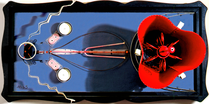 Leonid Lamm. Venus, 1965. Mixed media assemblage, 61 x 123 x 48 cm. Norton and Nancy Dodge Collection of Nonconformist Art from the Soviet Union at the Zimmerli Art Museum at Rutgers University.